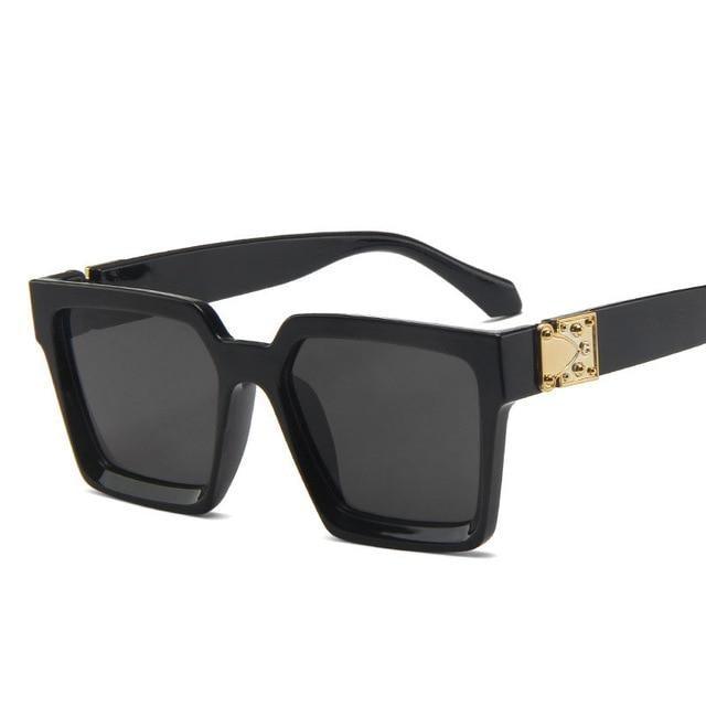 Unisex Polarized Black Summer Sunglasses Classic Style Sunglasses For Men Square Shape Design Eyeglasses For Men/Women Luxury Mirror Retro Style High Quality Glasses For Female