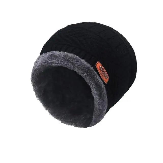 Unisex Winter Scarf Warm Beanies Breathable Hats One Size For Boys Modern Design Cap And Scarf Sets