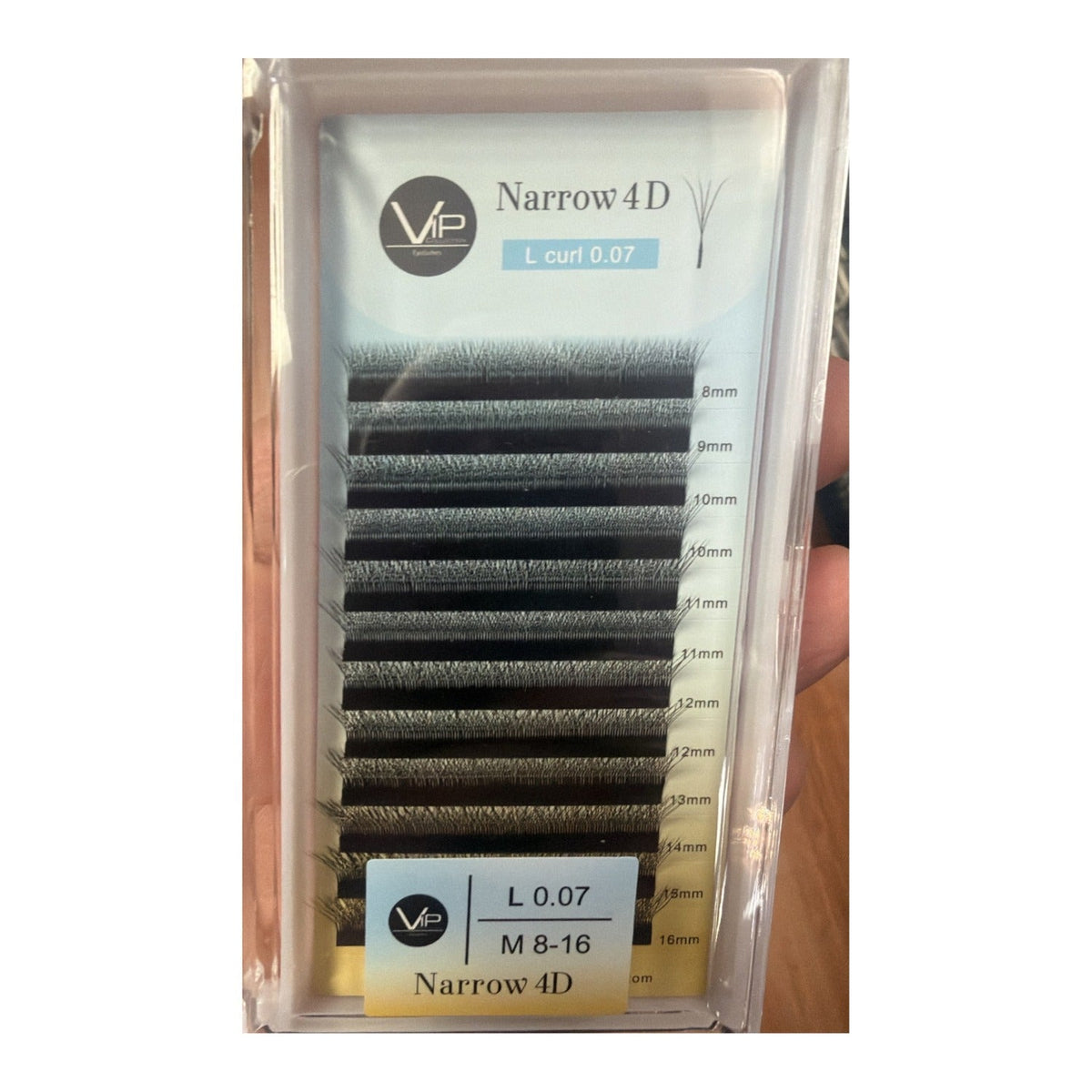 NEW! VIP Lashes Narrow Clover - 3D, 4D & 5D 12 lines mix 0.07 MM