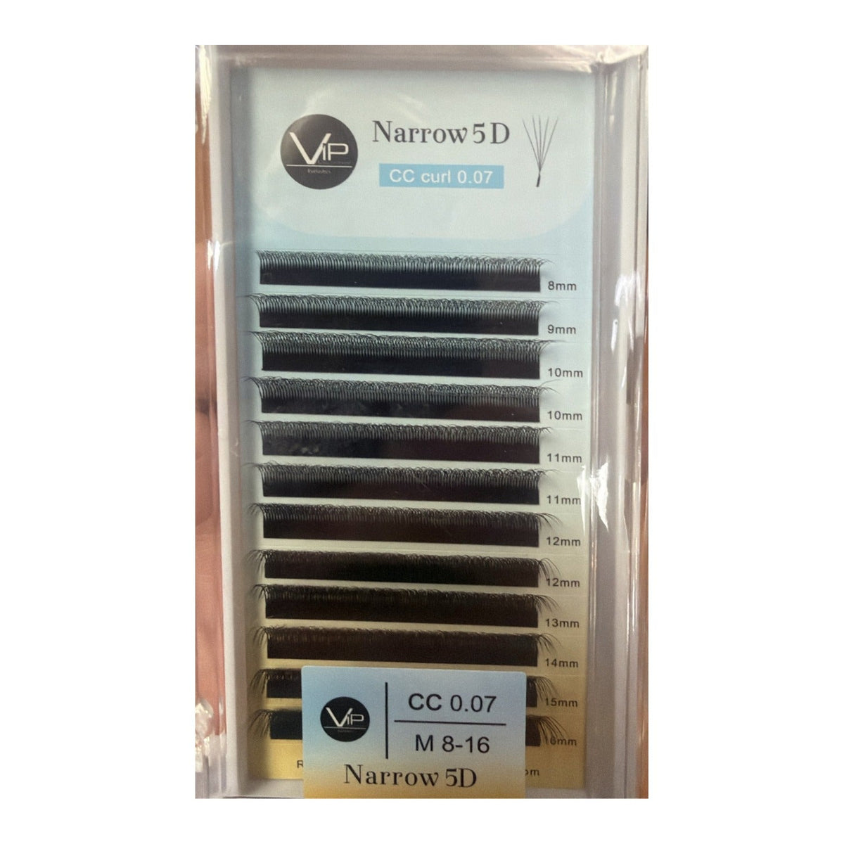 NEW! VIP Lashes Narrow Clover - 3D, 4D & 5D 12 lines mix 0.07 MM