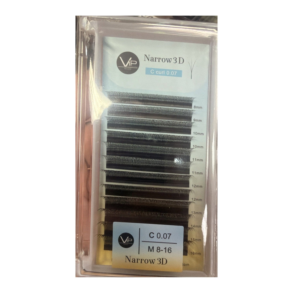 NEW! VIP Lashes Narrow Clover - 3D, 4D & 5D 12 lines mix 0.07 MM