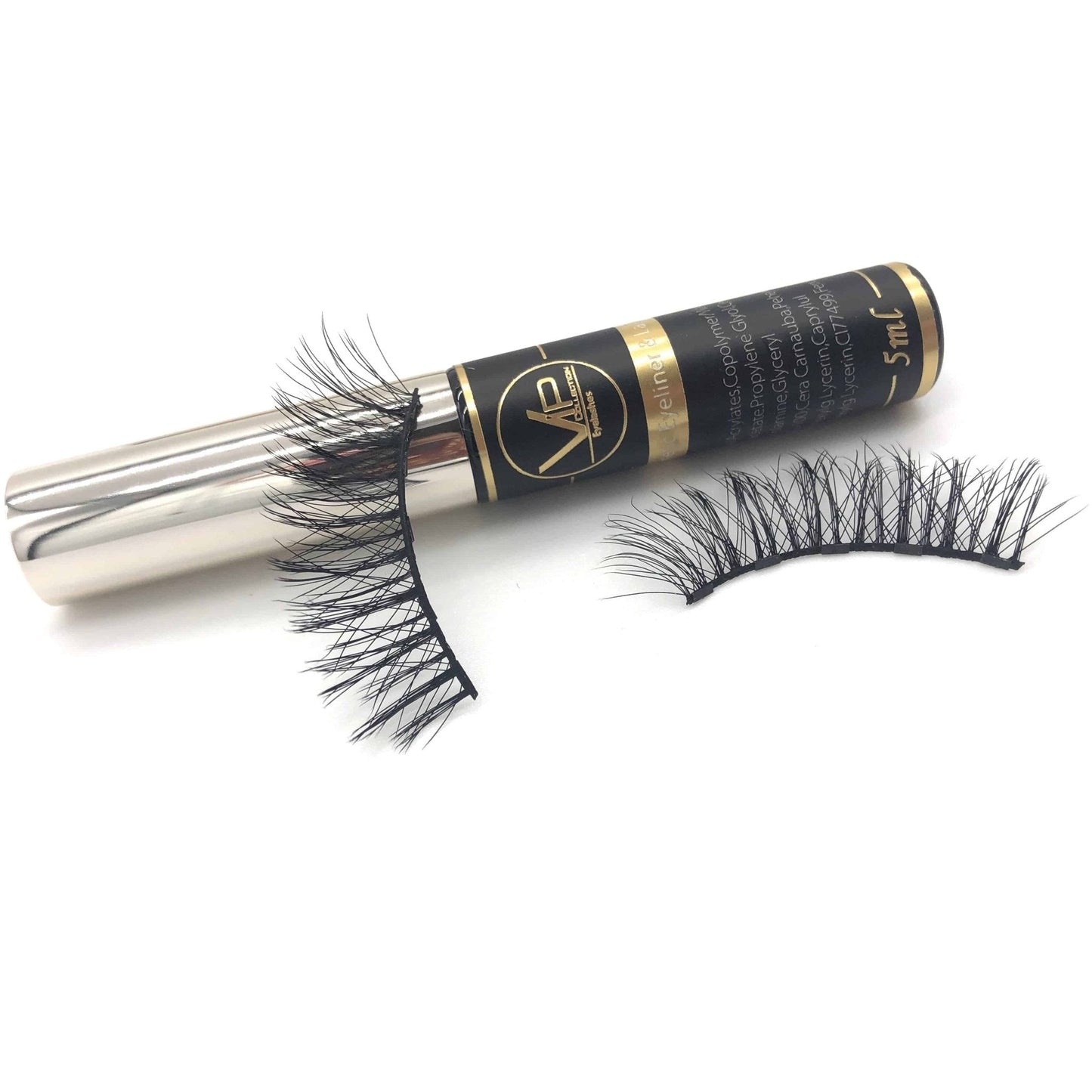 VIP Magnetic Lashes with Magnetic Eyeliner  - 2 pairs