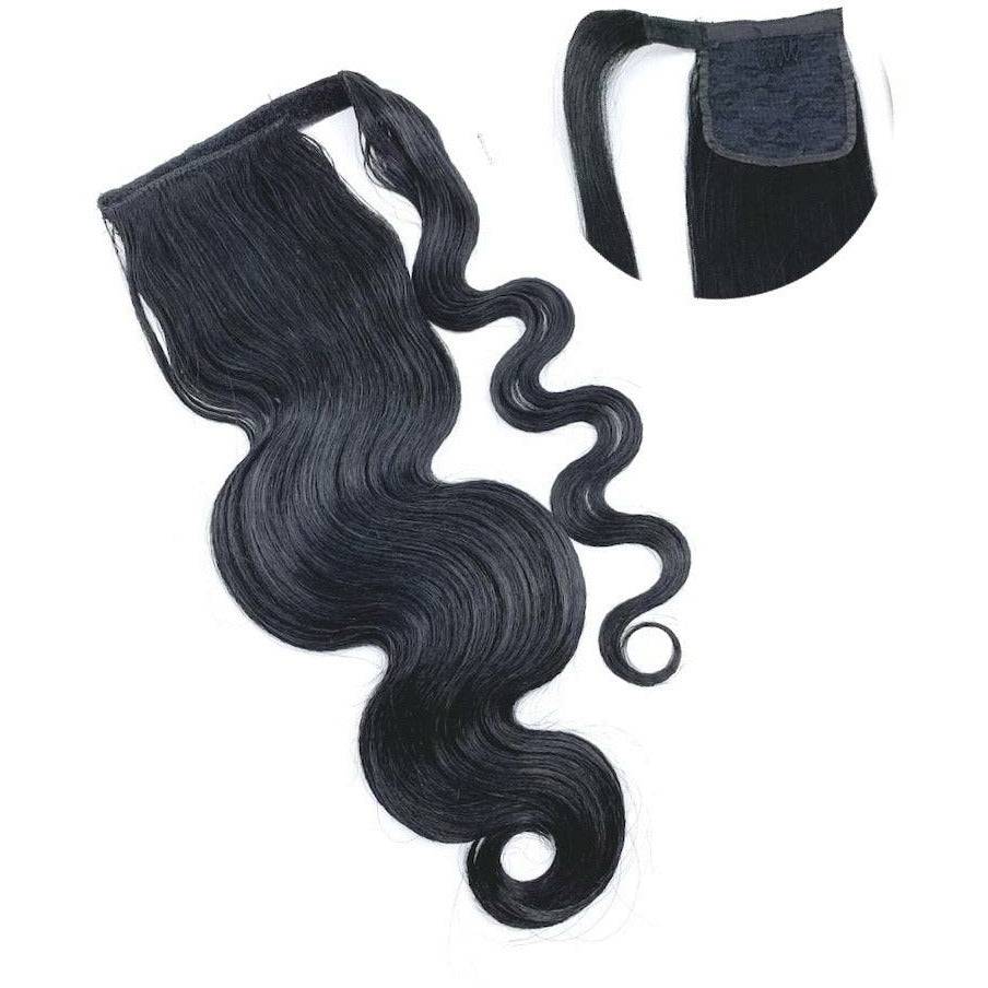 VIP PONYTAIL / Body Wave  100% Human Hair 18" and 24"