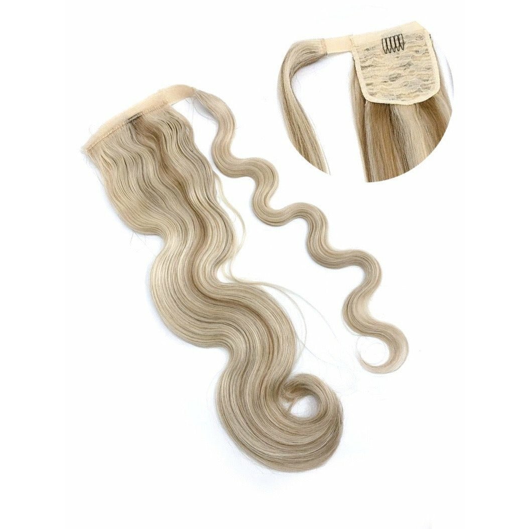 VIP PONYTAIL / Body Wave  100% Human Hair 18" and 24"