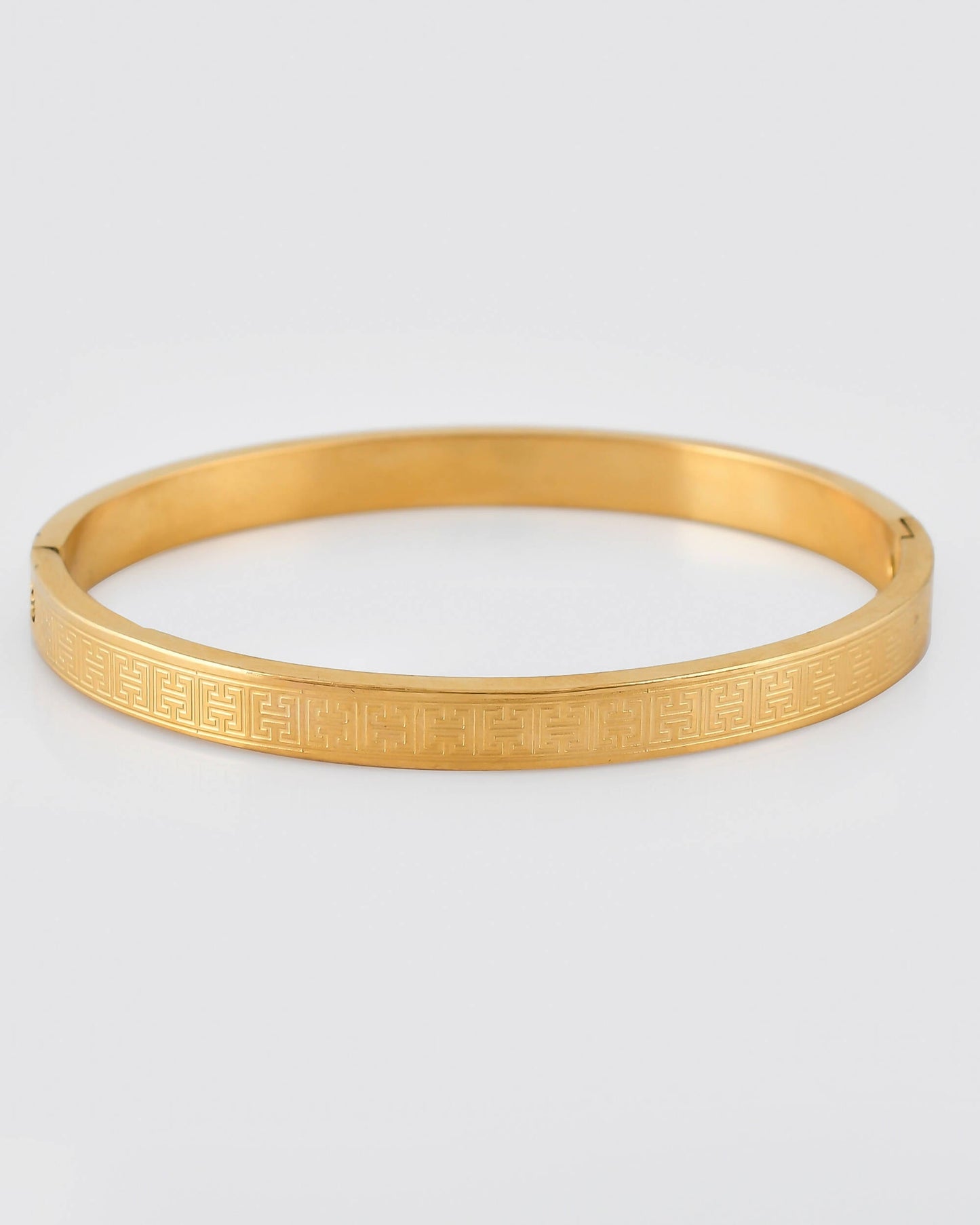 VOJ Stainless Steel Gold-Polished Bracelet