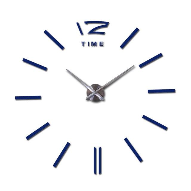 Wall Clock Watch Clocks 3D Frameless Wall Clock Large Stickers Wall Decoration for Living Room Bedroom 3D Acrylic Mirror Stickers Living Room Quartz Needle Europe