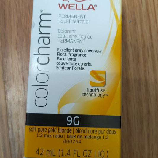 Wella Color Charm Liquid Haircolor Pure Golden Blonde 9G