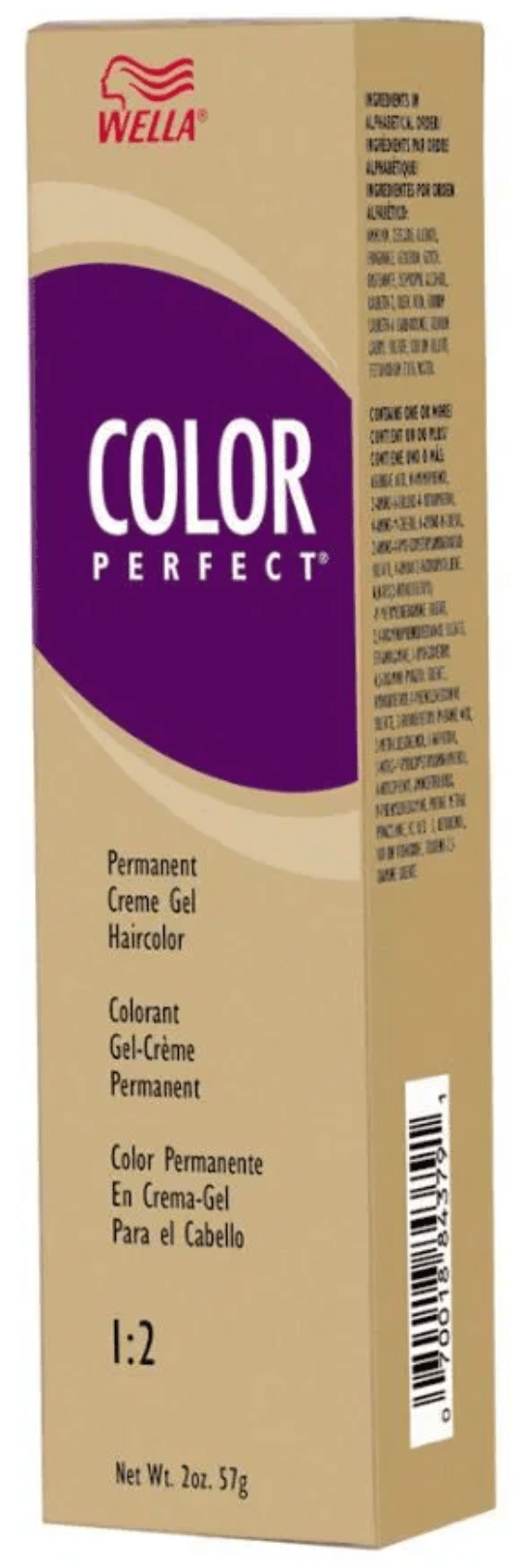 Wella Color Perfect Permanent Creme Gel Haircolor 1:2 11A Lightest Ash Blonde