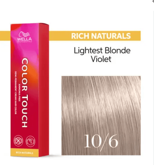 Wella Koleston Perfect Permanent Creme Haircolor 1+1 10/6 Lightest Violet Blonde