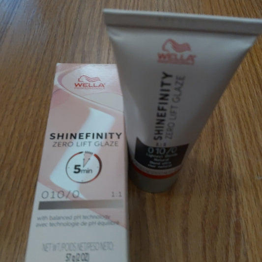 wella shinefinity zero lift glaze 2 oz color 04/12