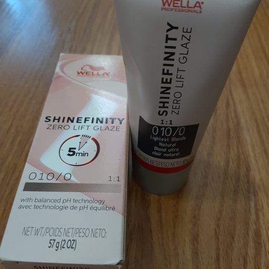 wella shinefinity zero lift glaze 2 oz color 06/07