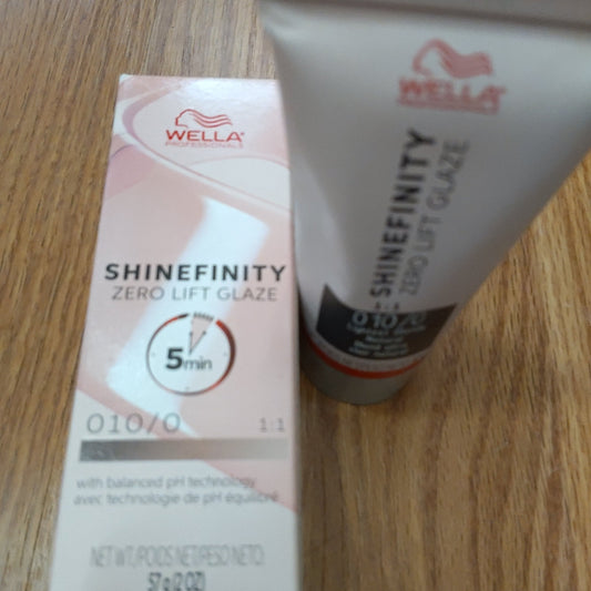 wella shinefinity zero lift glaze 2 oz color 07/12