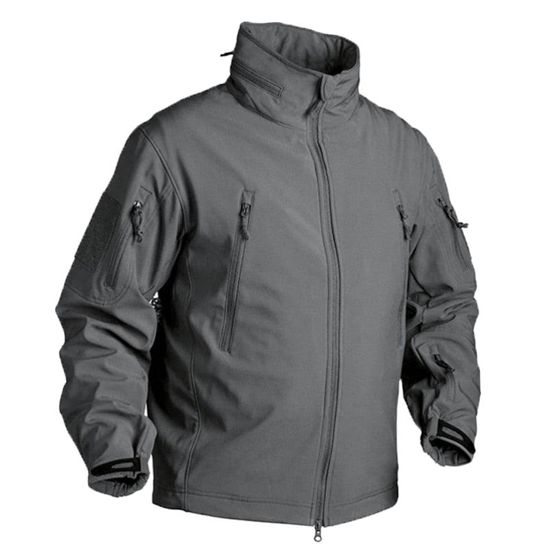 Winter Fleece Jacket Men Soft Waterproof Camouflage Coat Tactical Hiking Jacket