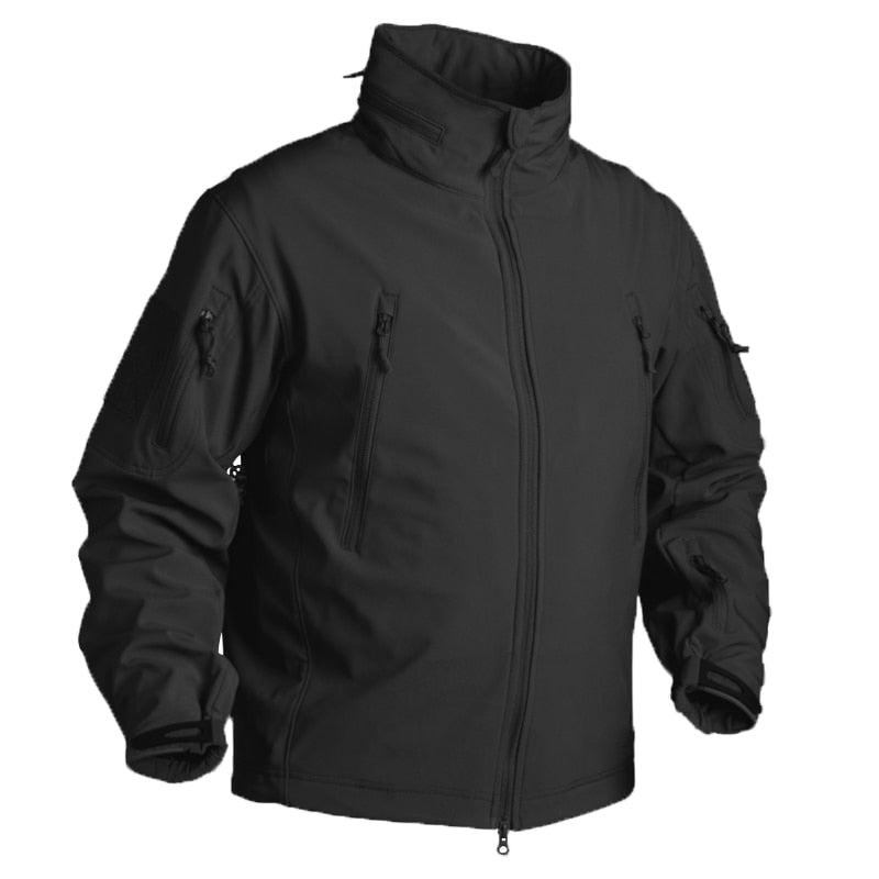 Winter Fleece Jacket Men Soft Waterproof Camouflage Coat Tactical Hiking Jacket