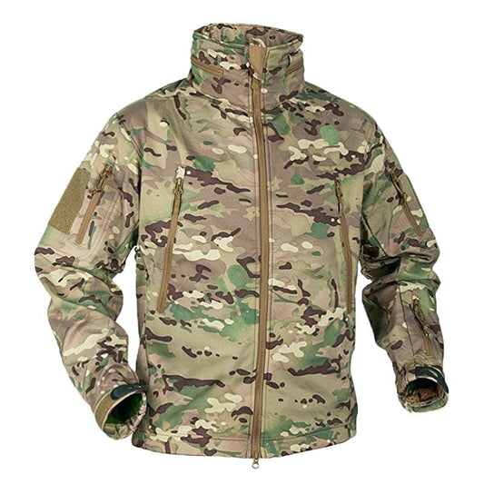 Winter Fleece Jacket Men Soft Waterproof Camouflage Coat Tactical Hiking Jacket
