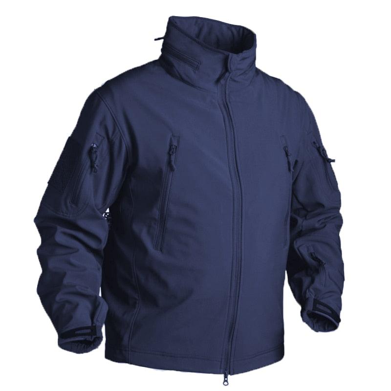 Winter Fleece Jacket Men Soft Waterproof Camouflage Coat Tactical Hiking Jacket