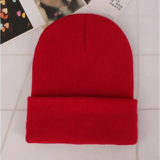 Winter Hats for Women Men New Beanies Knitted Solid Cool Hat Girls Autumn Female Beanie Warm Casual Cap For Winter Comfortable Soft Daily Slouchy Beanies Stylish Cool Hats For Girls And Boys
