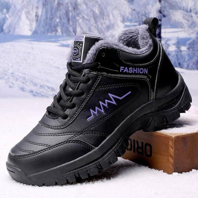 Winter Boots Shoes Plush Warm Outdoor Waterproof Ankle Snow Boots