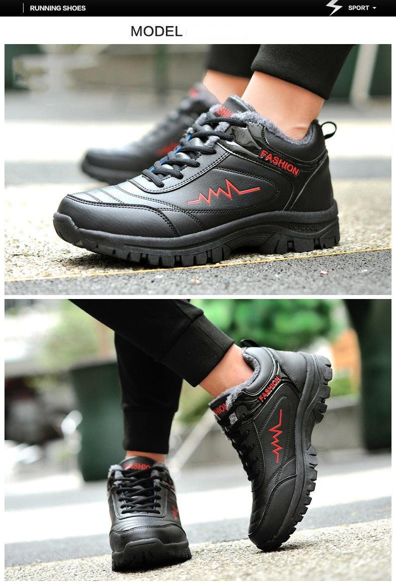 Winter Boots Shoes Plush Warm Outdoor Waterproof Ankle Snow Boots