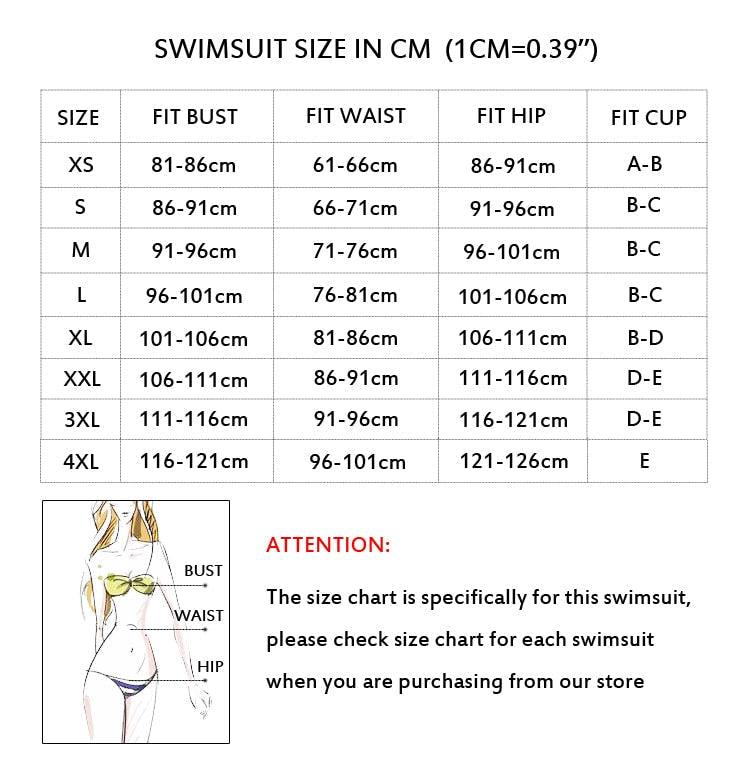 Women Bikini Set Printed 2 Piece Bathing Suits