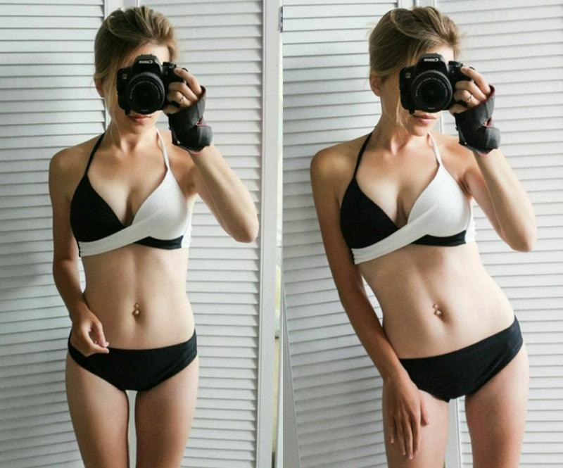 Women Bikini Set Swimwear Two Piece Brazilian Bathing Suit Large Plus Size
