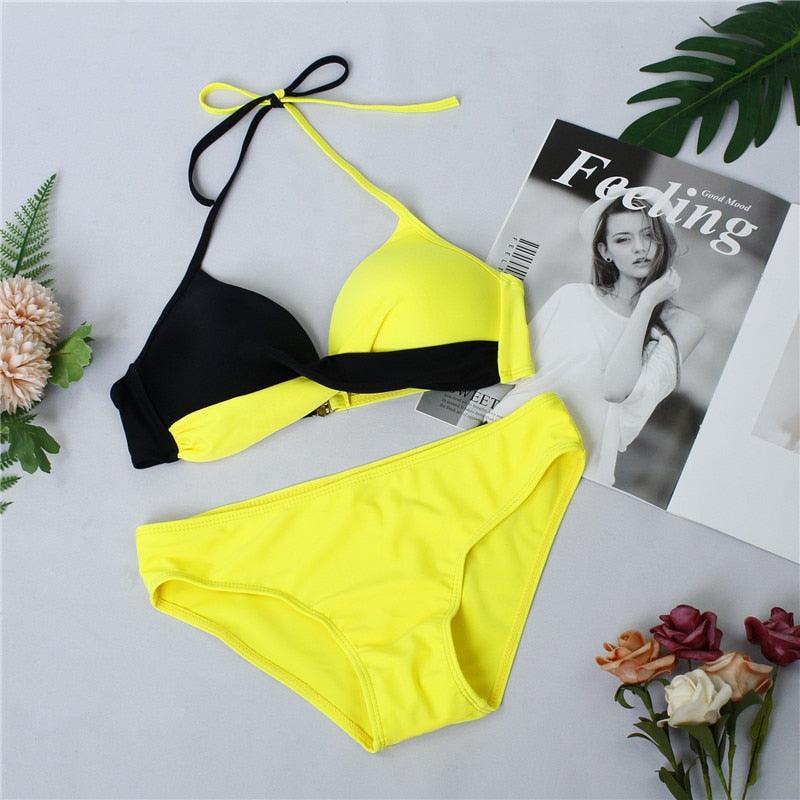 Women Bikini Set Swimwear Two Piece Brazilian Bathing Suit Large Plus Size