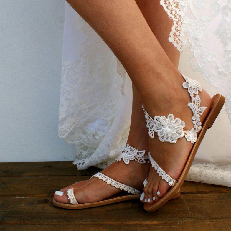 Flat Shoes Summer Bohemian Sandal Lace Straps