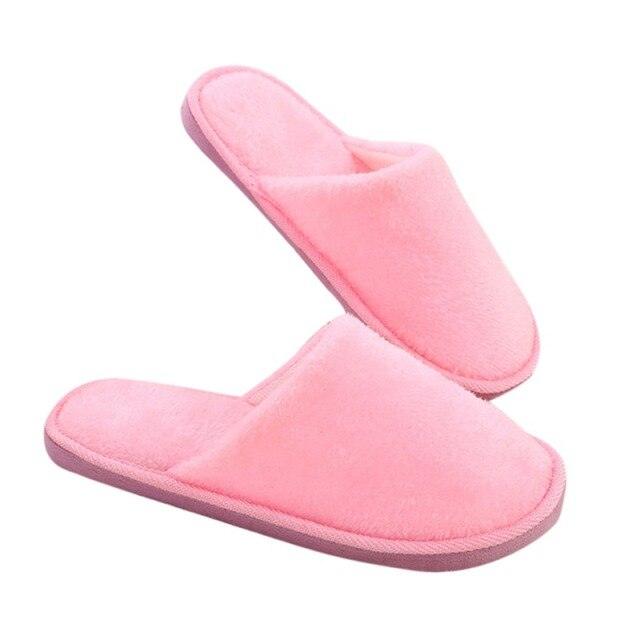Women Indoor House Plush Soft Cute Cotton Slippers Shoes Non-slip Floor Home Slippers Slides For Bedroom Memory Foam Slippers Scuff Outdoor Indoor Warm Plush Bedroom Shoes With Fur Lining