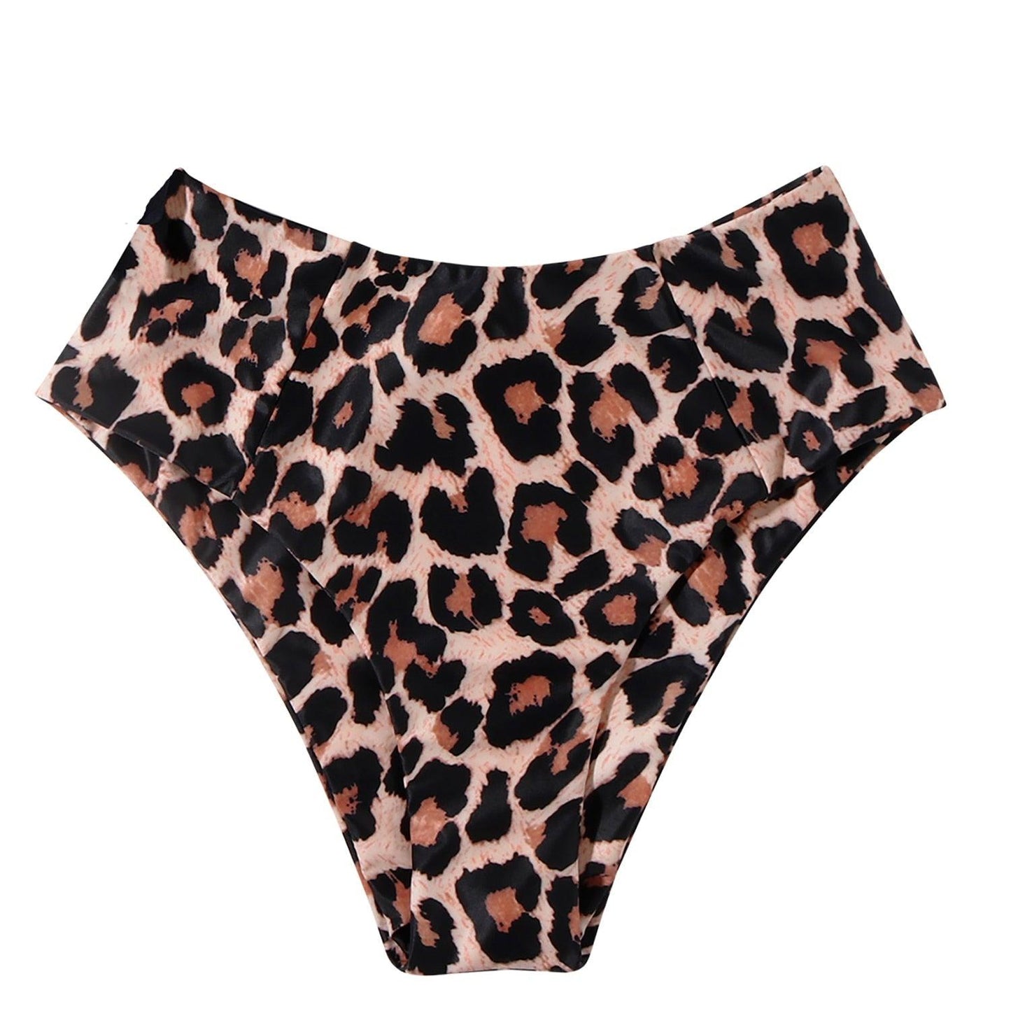 Women Swimsuit Bikini One Shoulder Top High Waist Bottom