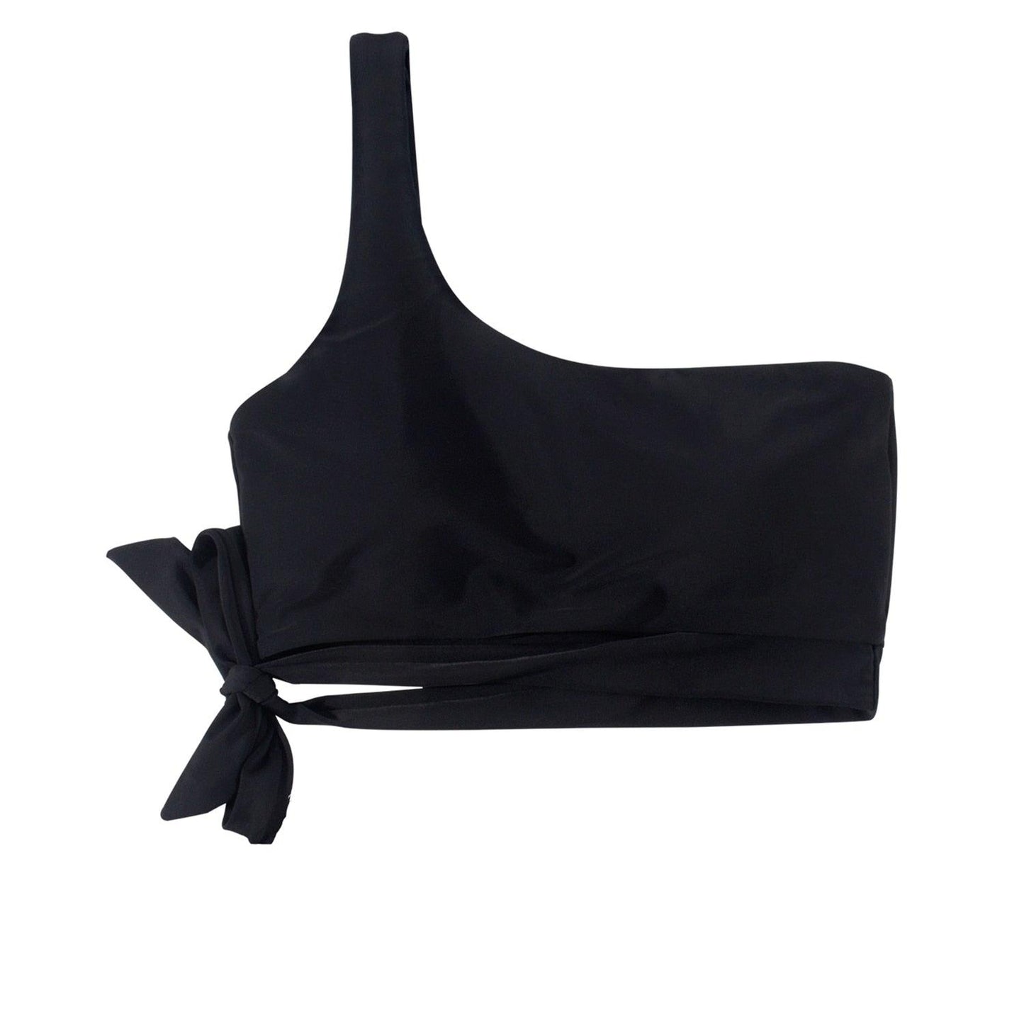 Women Swimsuit Bikini One Shoulder Top High Waist Bottom
