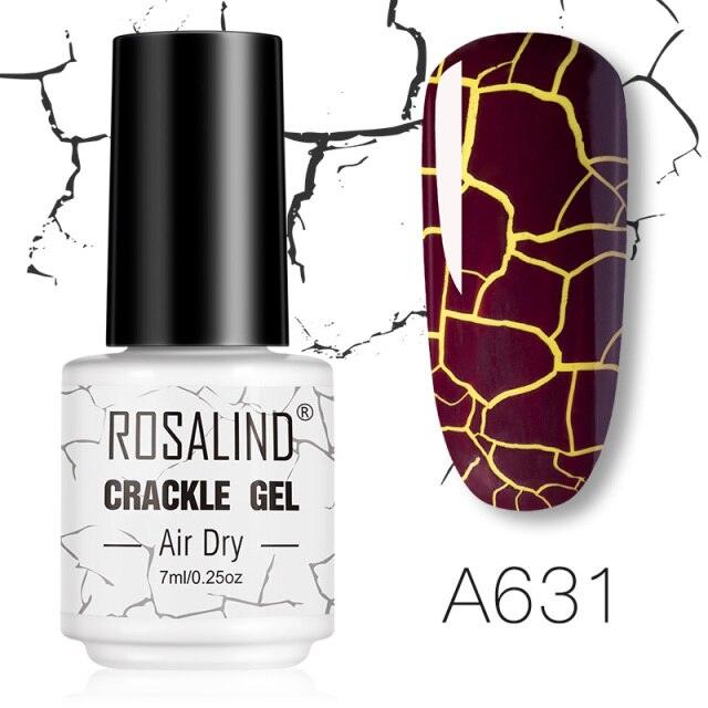 Women Nail Polishing Gel Quick-Dry UV Permanent Gel Nail Polish Multi Color Fashion Cracked Design For Girls and Womens