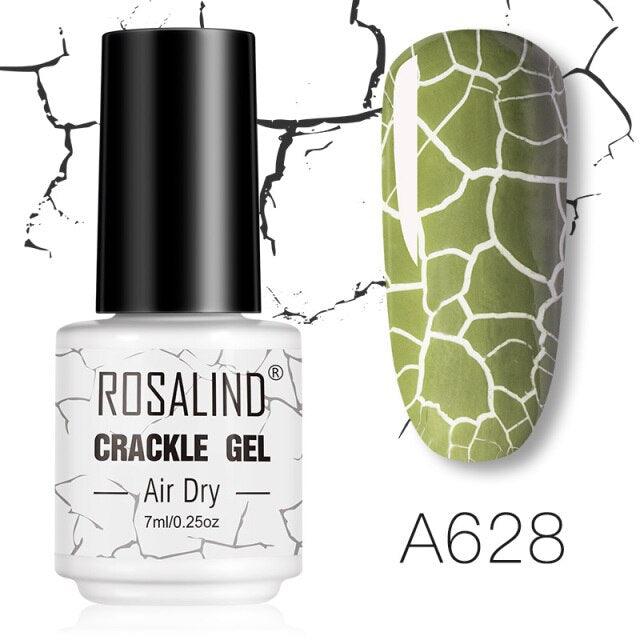 Women Nail Polishing Gel Quick-Dry UV Permanent Gel Nail Polish Multi Color Fashion Cracked Design For Girls and Womens