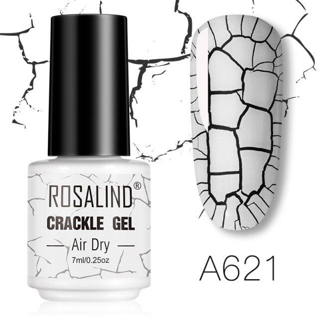 Women Nail Polishing Gel Quick-Dry UV Permanent Gel Nail Polish Multi Color Fashion Cracked Design For Girls and Womens