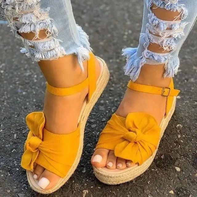 Womens Casual Stylish Sandals Summer Flats Elegant Comfort Buckle Strap Fashion Design
