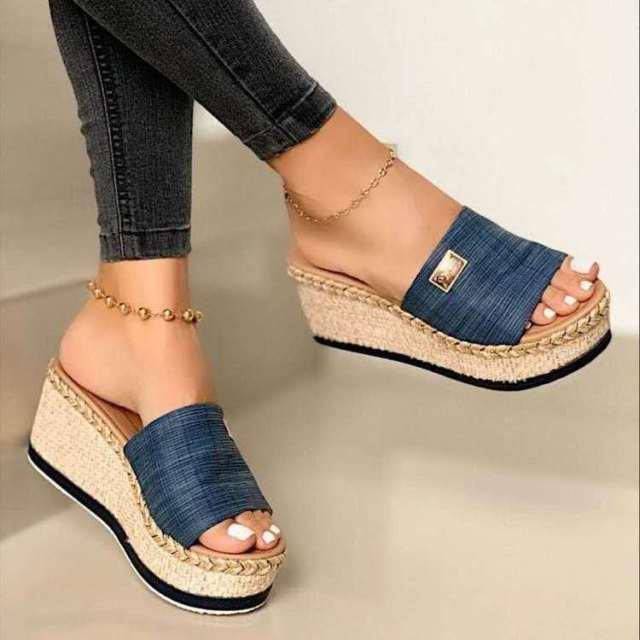 High Heels Sandal Thick Bottom Casual Summer Sandals