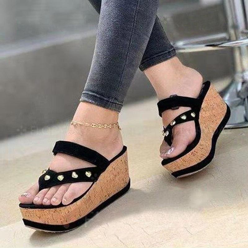 High Heels Sandal Thick Bottom Casual Summer Sandals