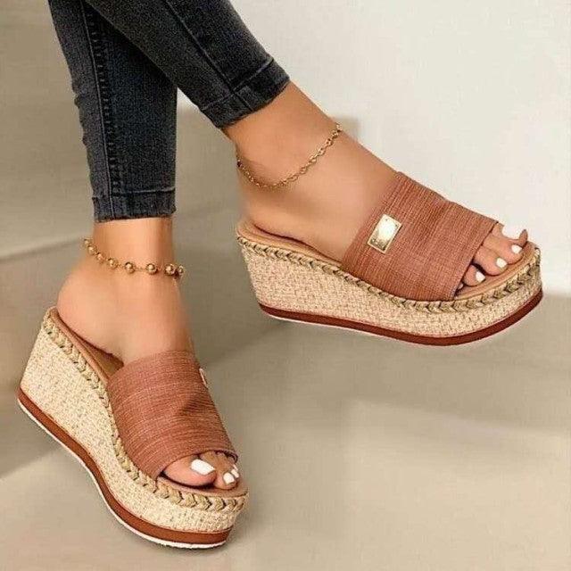 High Heels Sandal Thick Bottom Casual Summer Sandals