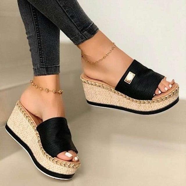 High Heels Sandal Thick Bottom Casual Summer Sandals