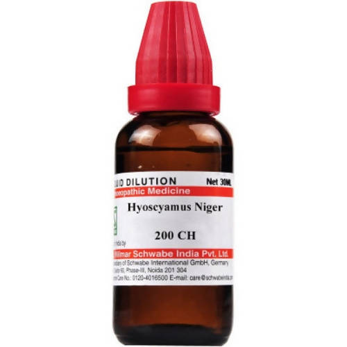 Dr. Willmar Schwabe India Hyoscyamus Niger Dilution